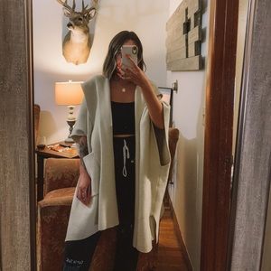 Free People All I Need Cozy Hooded Kimono